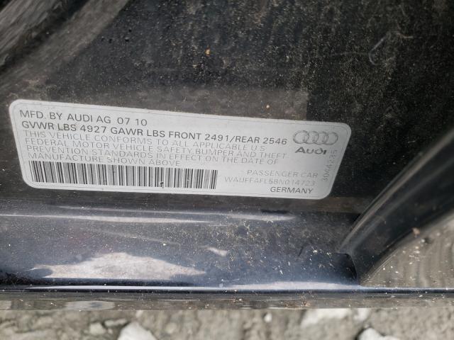 2011 AUDI A4 WAUFFAFL5BN014723