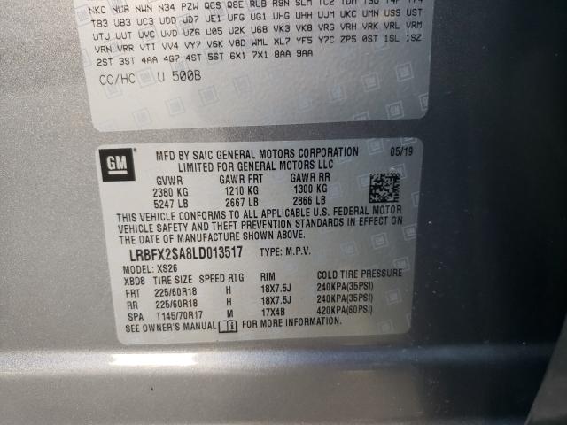 2020 BUICK ENVISION E LRBFX2SA8LD013517