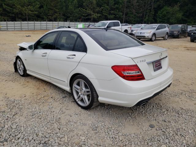 2012 MERCEDES-BENZ C 350 WDDGF5HB2CR202554