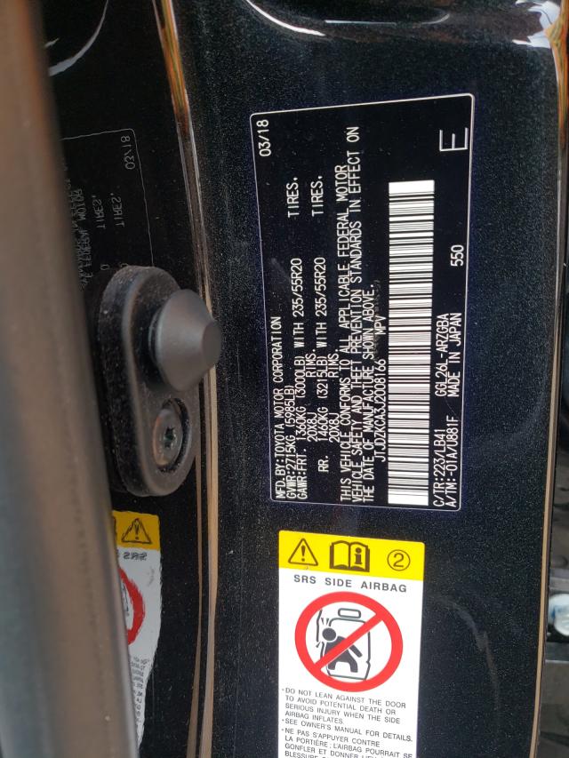 2018 LEXUS RX 350 L JTJDZKCA3J2008166