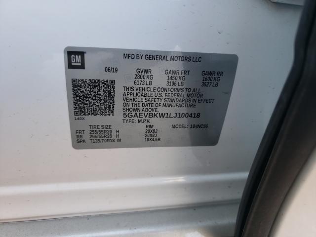 2020 BUICK ENCLAVE PR 5GAEVBKW1LJ100418