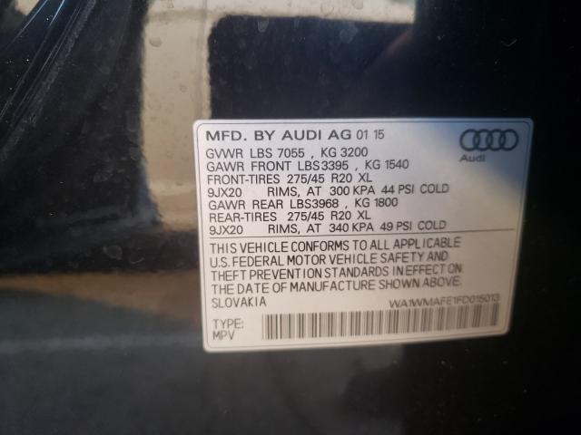 2015 AUDI Q7 TDI PRE WA1WMAFE1FD015013