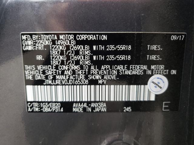 2018 TOYOTA RAV4 HV SE JTMJJREV0JD165308