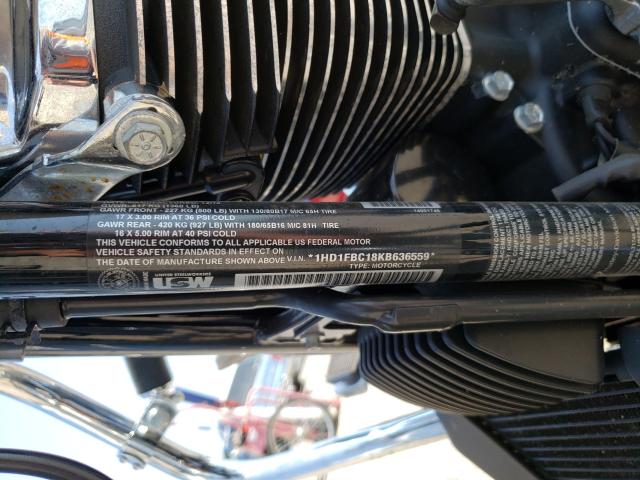 2019 HARLEY-DAVIDSON FLHR 1HD1FBC18KB636559
