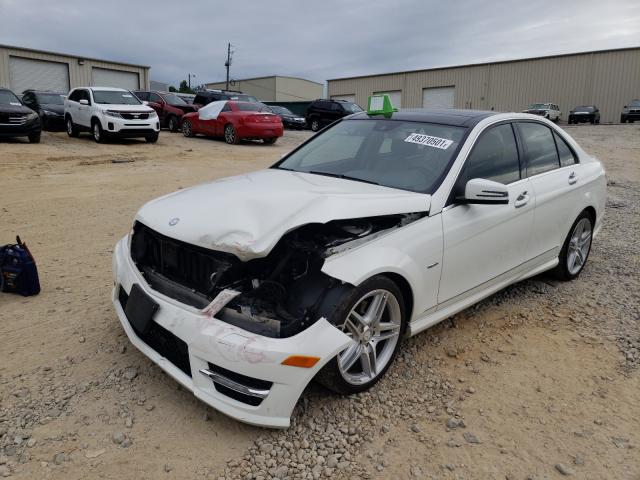 2012 MERCEDES-BENZ C 350 WDDGF5HB2CR202554