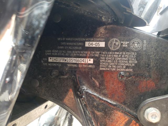 2005 HARLEY-DAVIDSON FLHRCI 1HD1FRW105Y660411