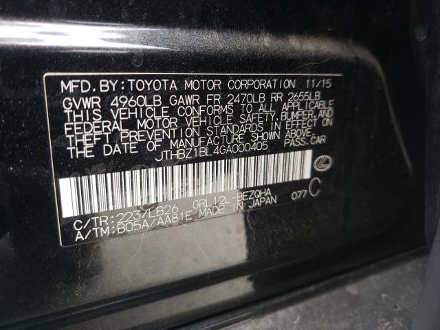 2016 LEXUS GS 350 BAS JTHBZ1BL4GA000405