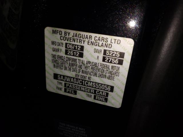 2012 JAGUAR XF R SAJWA0JC1CMS55058