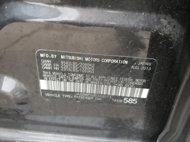 2014 MITSUBISHI LANCER EVO JA32W8FV0EU008073