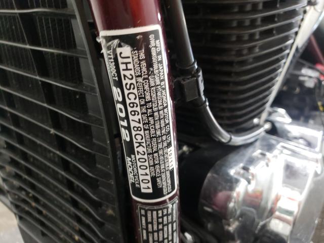2012 HONDA VT1300 CT JH2SC6678CK200101