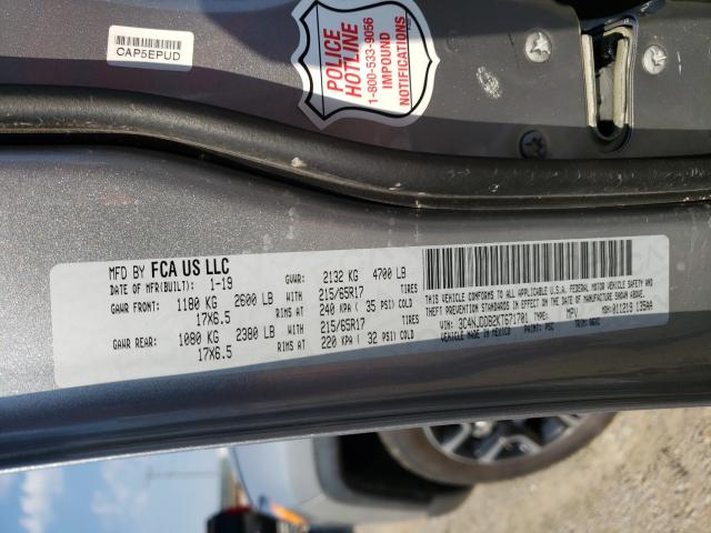 2019 JEEP COMPASS TR 3C4NJDDB2KT671701