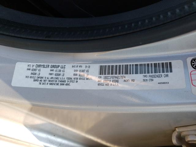 2010 DODGE AVENGER EX 1B3CC1FB7AN217974