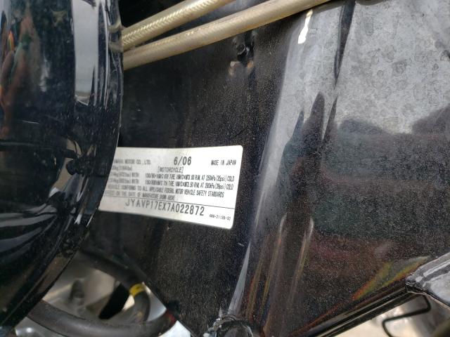 2007 YAMAHA XV1700 A JYAVP17EX7A022872