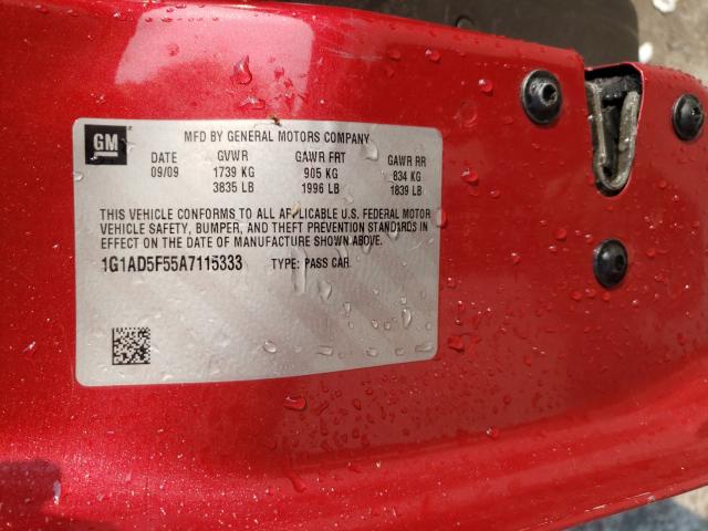 2010 CHEVROLET COBALT 1LT 1G1AD5F55A7115333