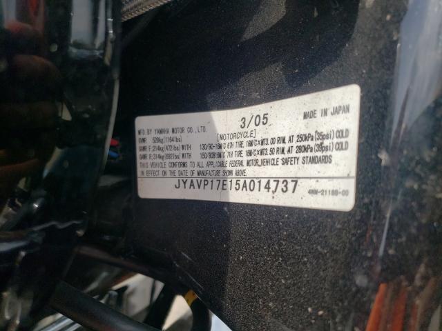 2005 YAMAHA XV1700 A JYAVP17E15A014737