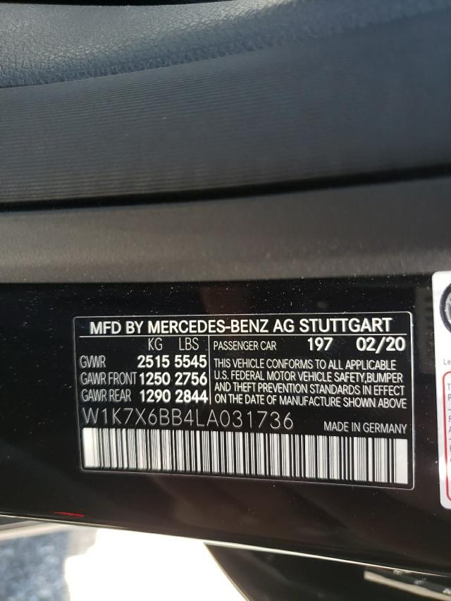 2020 MERCEDES-BENZ AMG GT 53 W1K7X6BB4LA031736