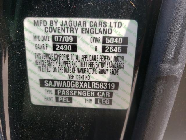 2010 JAGUAR XF PREMIUM SAJWA0GBXALR58319