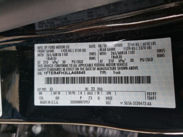 2020 FORD RANGER XL 1FTER4FH3LLA68845