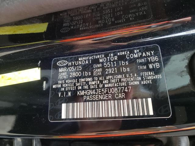 2015 HYUNDAI GENESIS KMHGN4JE5FU087747