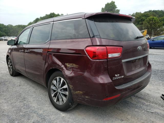 2016 KIA SEDONA EX KNDMC5C12G6139922