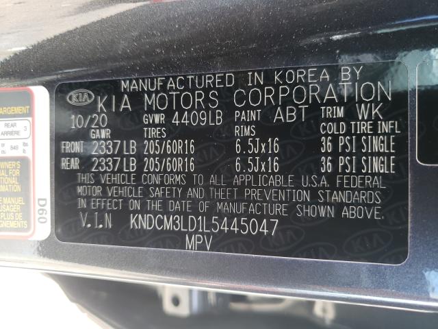 2020 KIA NIRO LXS KNDCM3LD1L5445047