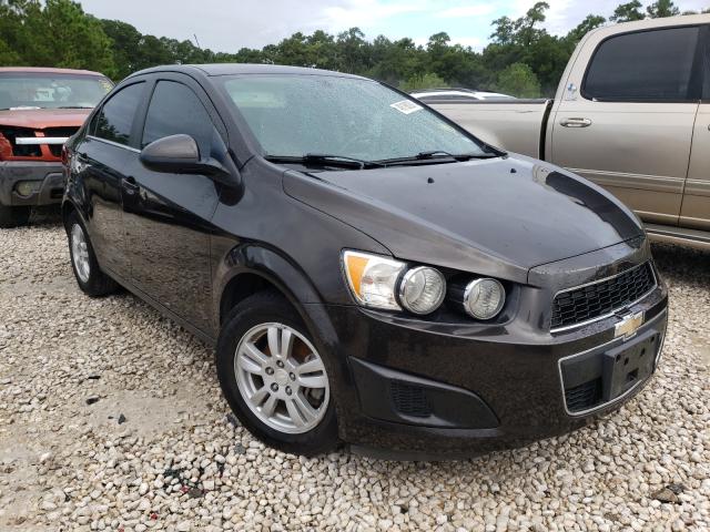 Salvage cars for sale at Houston, TX auction: 2015 Chevrolet Sonic LT