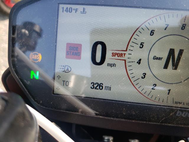 2020 DUCATI HYPERMOTAR ZDMBAJDT2LB005505