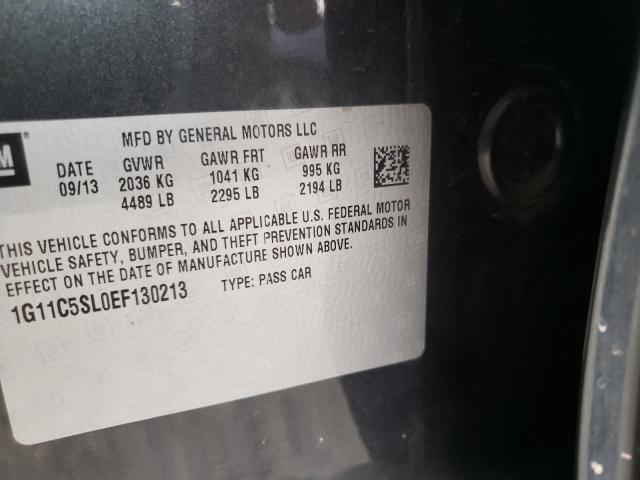 1G11C5SL0EF130213 Chevrolet Malibu 1Lt 2014. Фото: 9