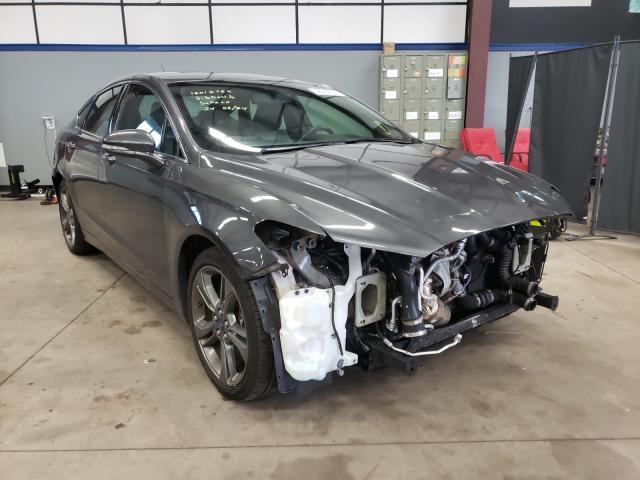 Salvage cars for sale from Copart East Granby, CT: 2017 Ford Fusion Sport