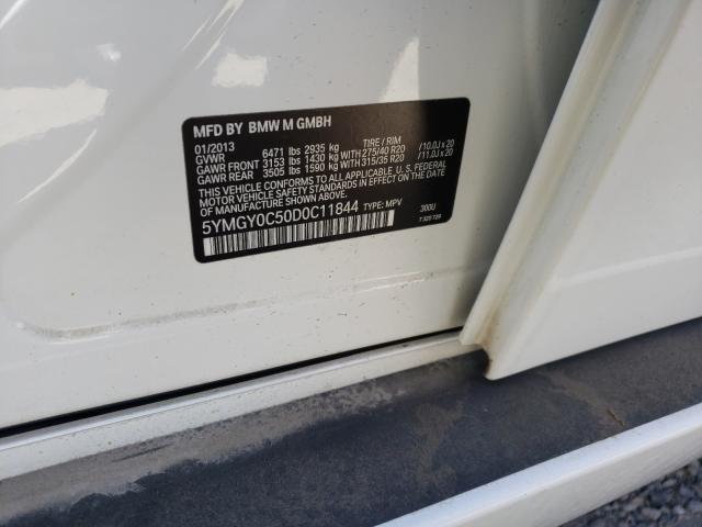 2013 BMW X5 M 5YMGY0C50D0C11844