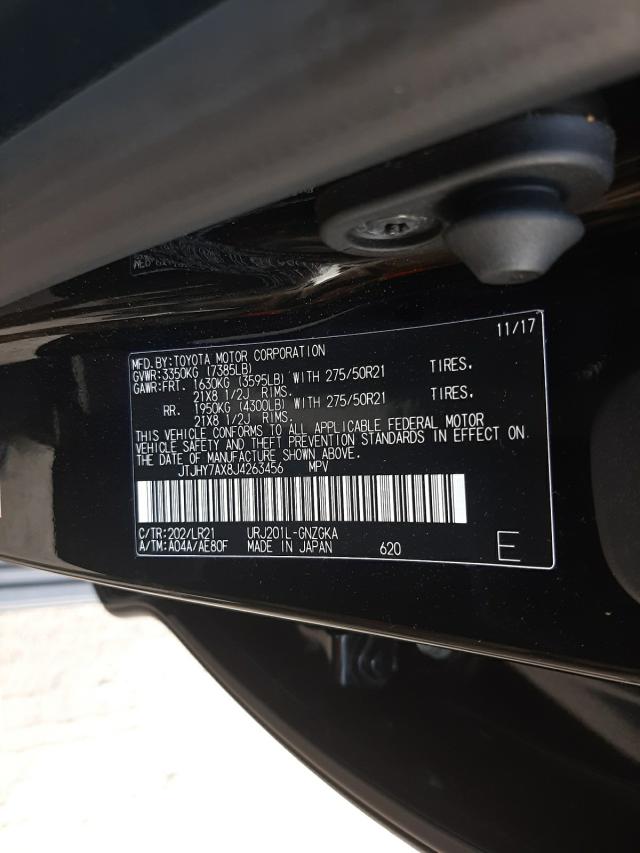 2018 LEXUS LX 570 JTJHY7AX8J4263456