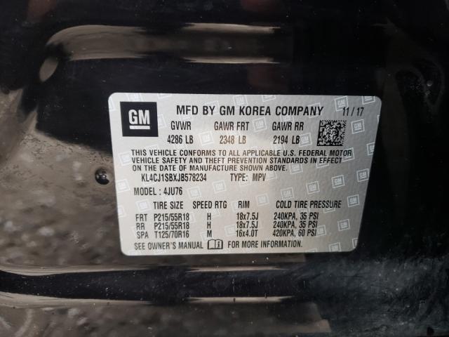 2018 BUICK ENCORE SPO KL4CJ1SBXJB578234