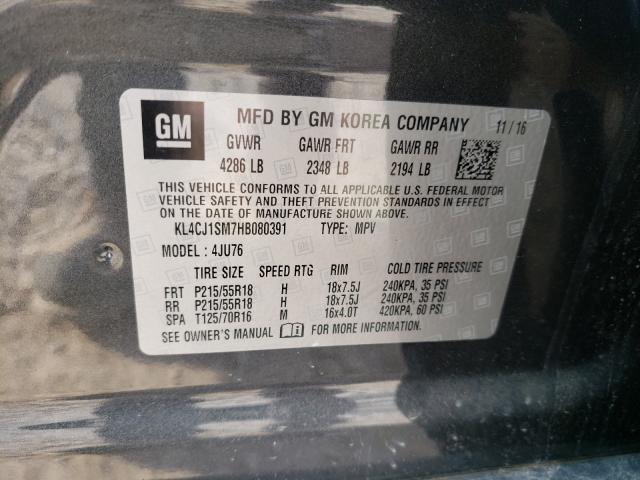 2017 BUICK ENCORE SPO KL4CJ1SM7HB080391