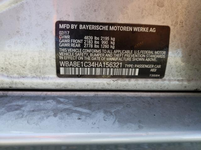 2017 BMW 330E WBA8E1C34HA156321
