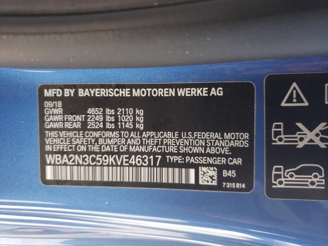 2019 BMW M240XI WBA2N3C59KVE46317