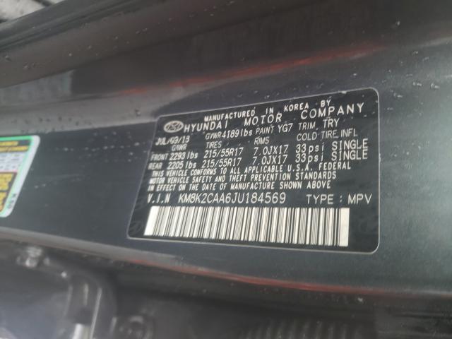 2018 HYUNDAI KONA KM8K2CAA6JU184569