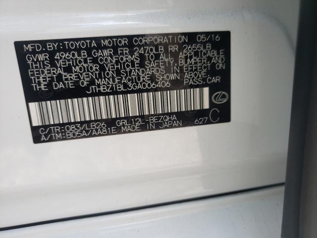 2016 LEXUS GS 350 BAS JTHBZ1BL3GA006406