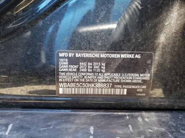 2017 BMW 328 D WBA8E5C50HK388837