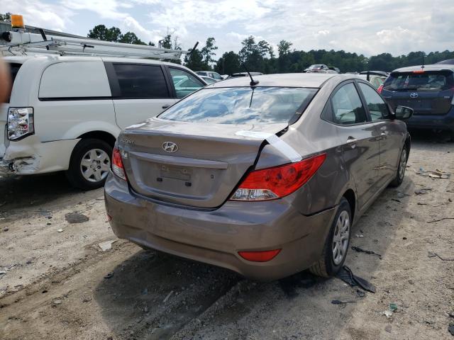  HYUNDAI ACCENT 2014 Цвет загара