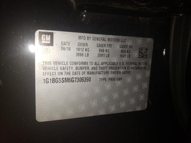 2016 CHEVROLET CRUZE PREM 1G1BG5SM6G7306390