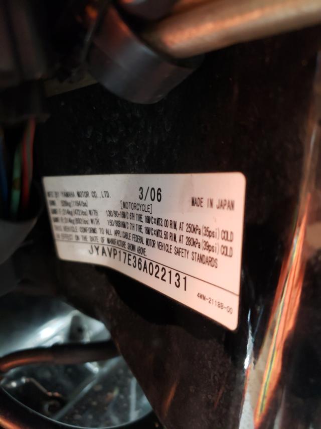 2006 YAMAHA XV1700 A JYAVP17E36A022131