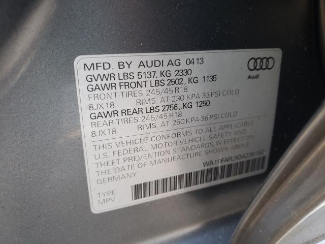 2013 AUDI A4 ALLROAD WA19FAFL9DA239182