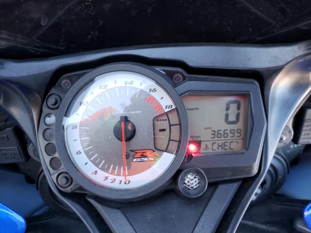 2008 SUZUKI GSX-R600 JS1GN7EA482112935
