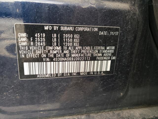 2018 SUBARU LEGACY SPO 4S3BNAS69J3022113