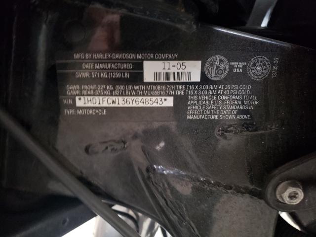 2006 HARLEY-DAVIDSON FLHTCUI 1HD1FCW136Y648543