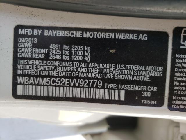 2014 BMW X1 XDRIVE3 WBAVM5C52EVV92779