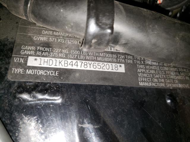 2008 HARLEY-DAVIDSON FLHX 105TH 1HD1KB4478Y652018