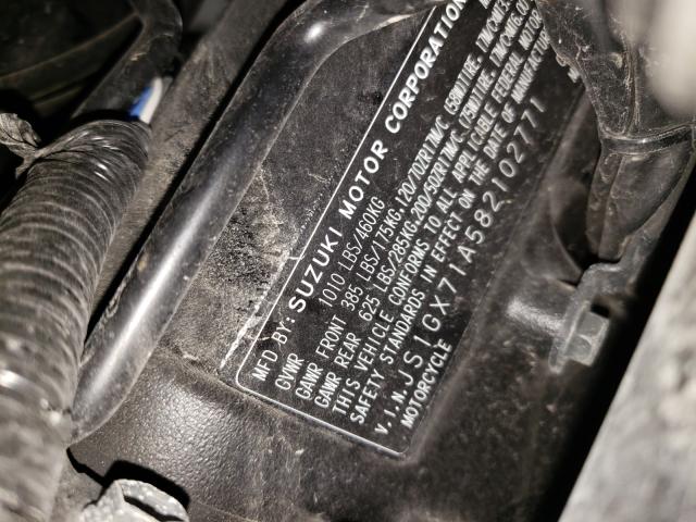 2008 SUZUKI GSX1300 BK JS1GX71A582102771