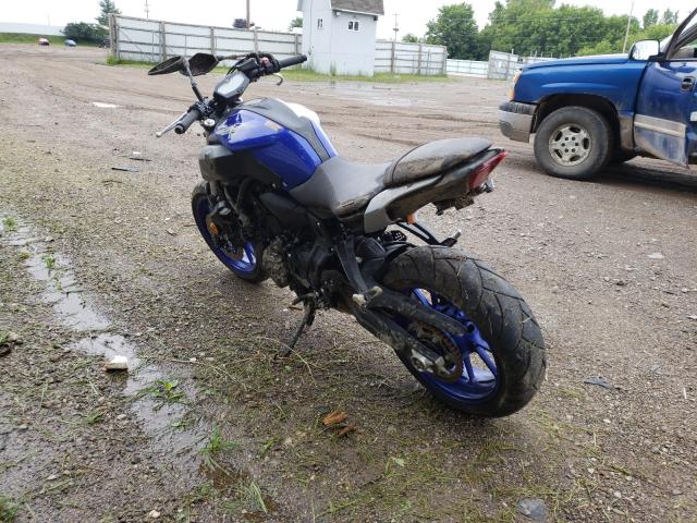 2020 YAMAHA MT07 JYARM27E9LA007192