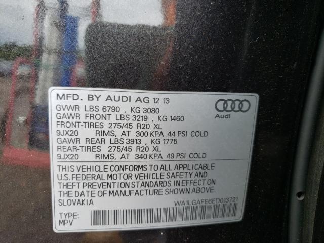 2014 AUDI Q7 PREMIUM WA1LGAFE6ED013721